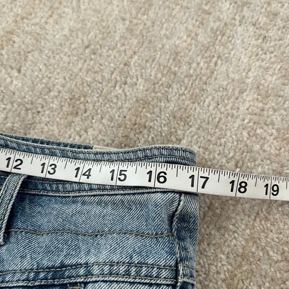 Free People We The Free High Rise Mom Jeans 31 Blue - Picture 8 of 10